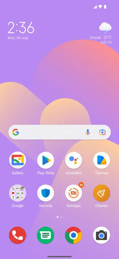 Android 12 Beta 1 - Screenshot 2