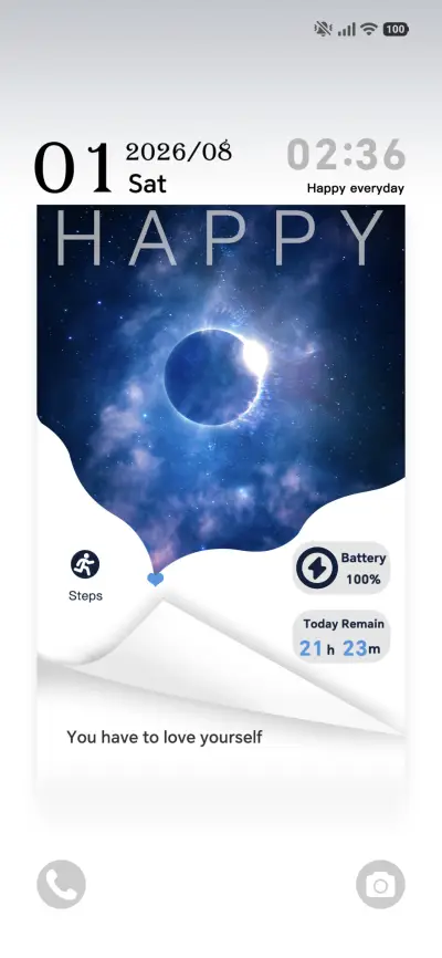 Corner Fold THEME for Xiaomi MIUI HyperOS