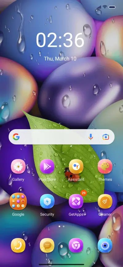 Neon pebbles - Screenshot 2