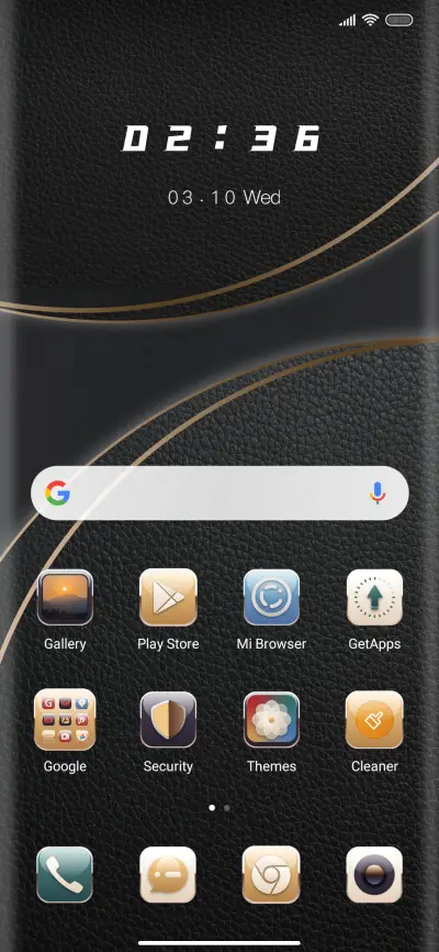 Metal Black Clock - Screenshot 2