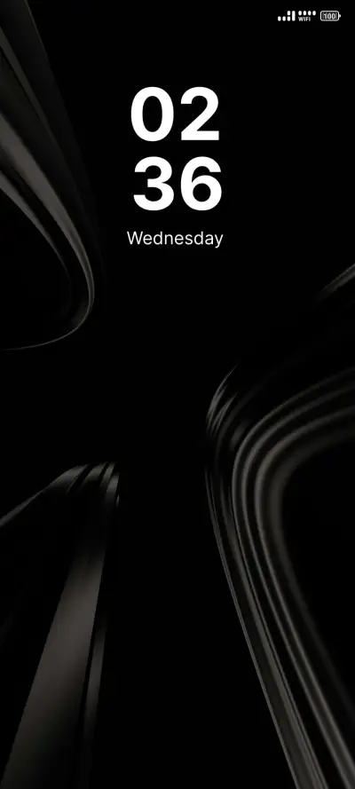 White Abstract - Screenshot 1