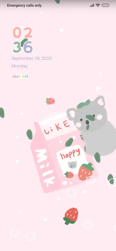 Pink Milk Bottle