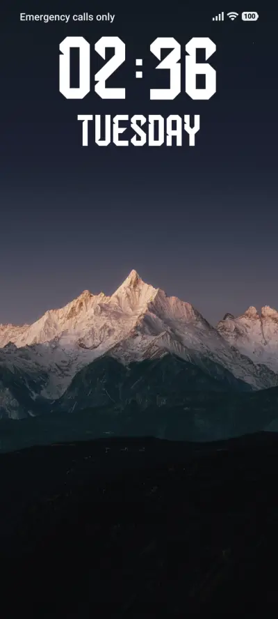 Snow mountain