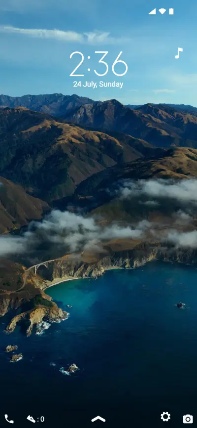 Big Sur Dark 3D - Screenshot 1