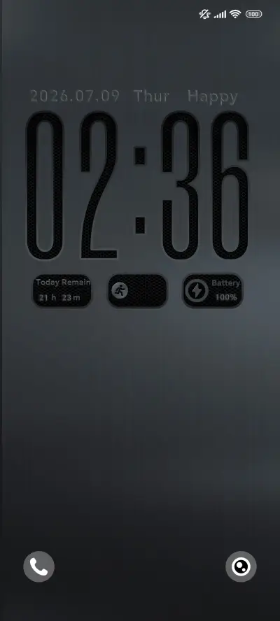 Steel Chill Plain THEME for Xiaomi MIUI HyperOS