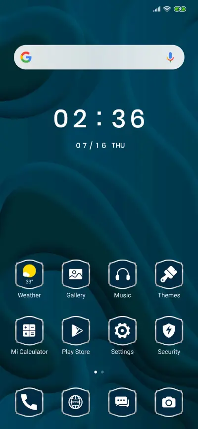 Abstract Art Blue - 3MDP - Screenshot 2