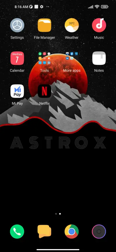 AstroX Ui - Screenshot 3