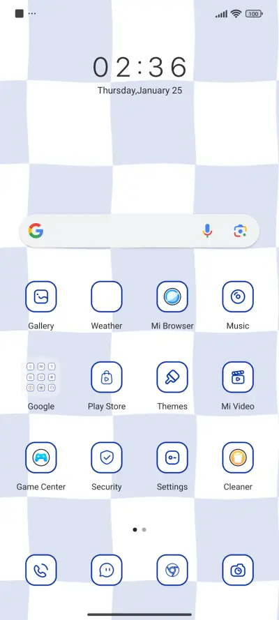 Klein blue - Screenshot 2