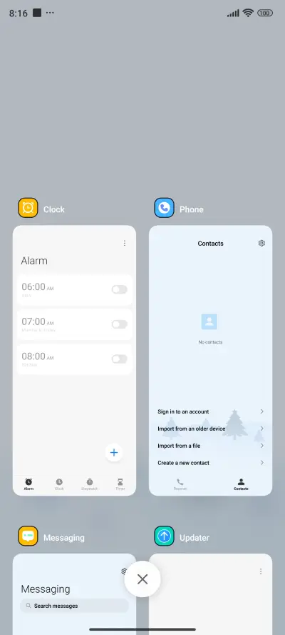 Classic light blue - Screenshot 4