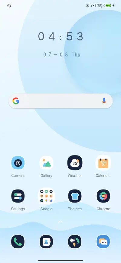 Light blue - Screenshot 1