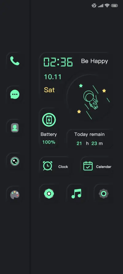 Cute Spaceman THEME for Xiaomi MIUI HyperOS