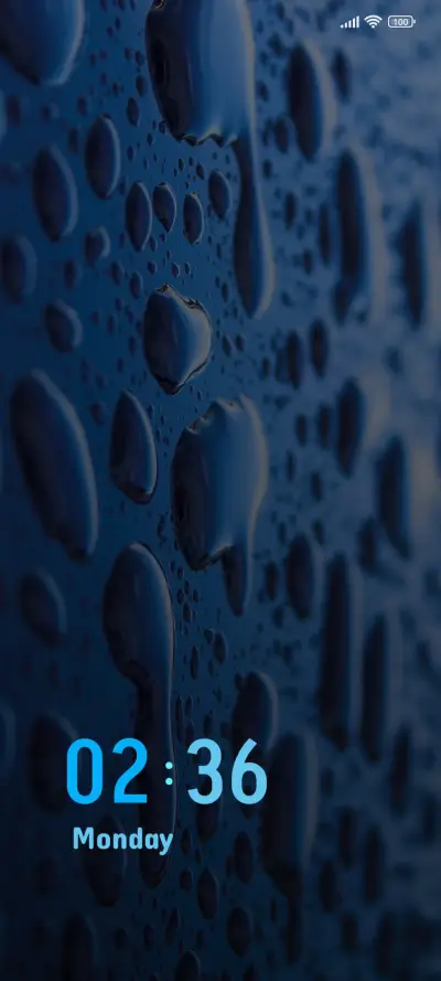 Water Drops THEME for Xiaomi MIUI HyperOS