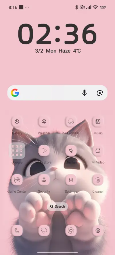 pink cat - Screenshot 2