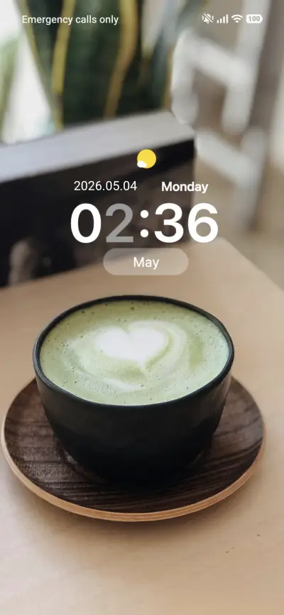 Emerald Sips THEME for Xiaomi MIUI HyperOS