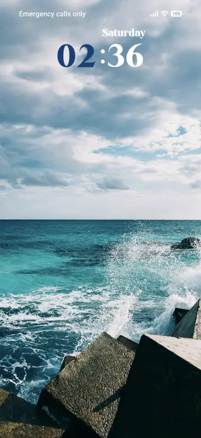 Blue Water THEME for Xiaomi MIUI HyperOS