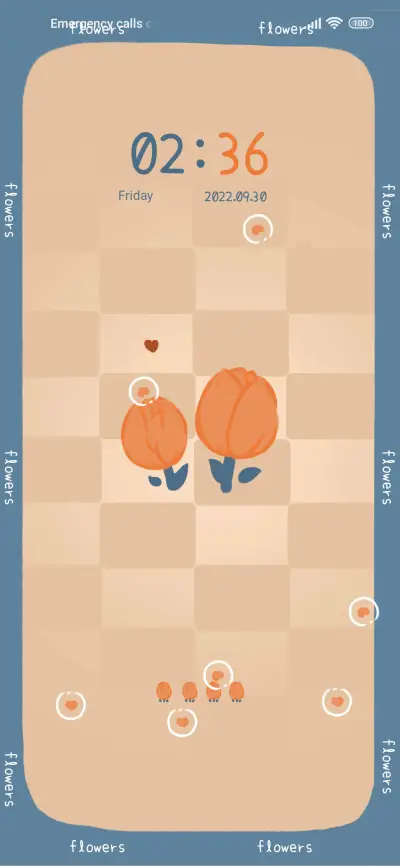 retro tulips - Screenshot 2