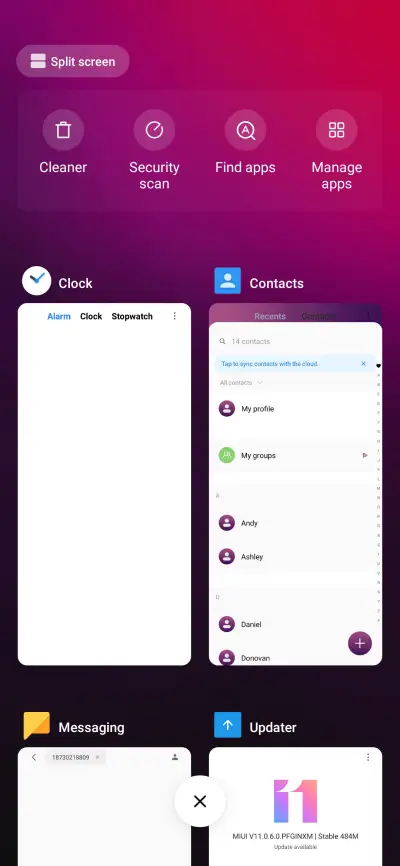 Default Gradient v11 - Screenshot 4