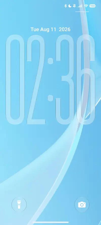 Blue Glass VK THEME for Xiaomi MIUI HyperOS