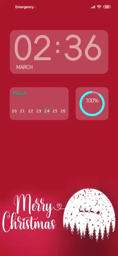 Christmas Oct THEME for Xiaomi MIUI HyperOS