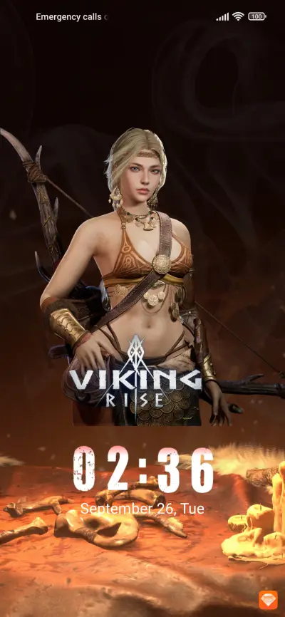 Viking lady THEME for Xiaomi MIUI HyperOS