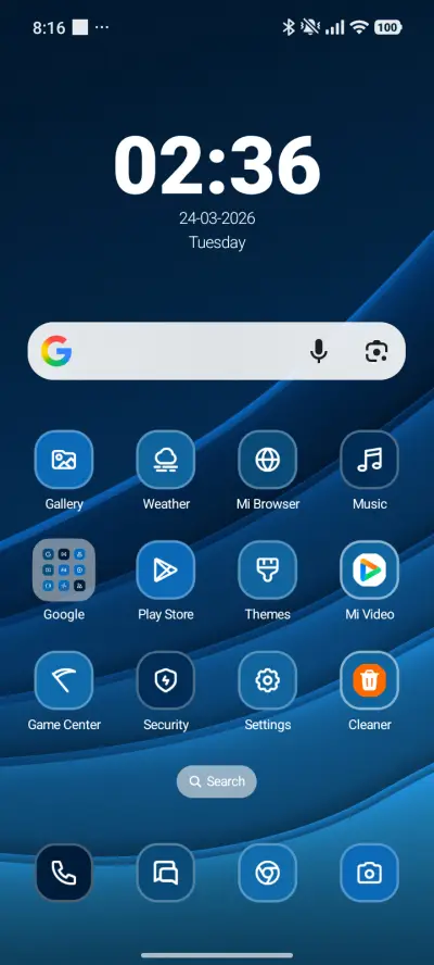 Blue Wavy - Screenshot 2