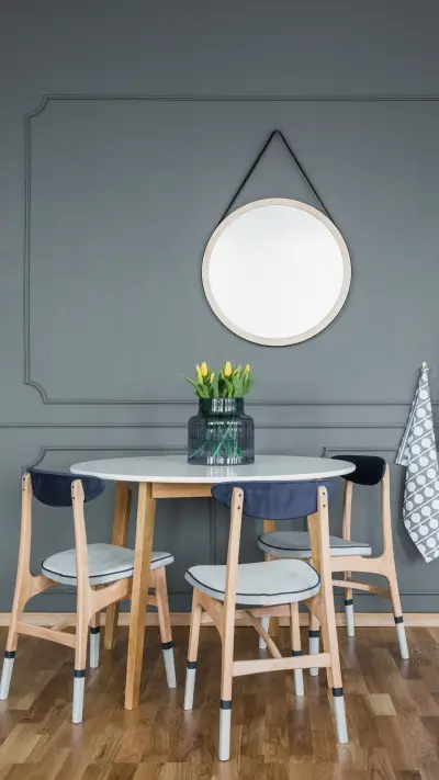 How to design the dining table background wall 2