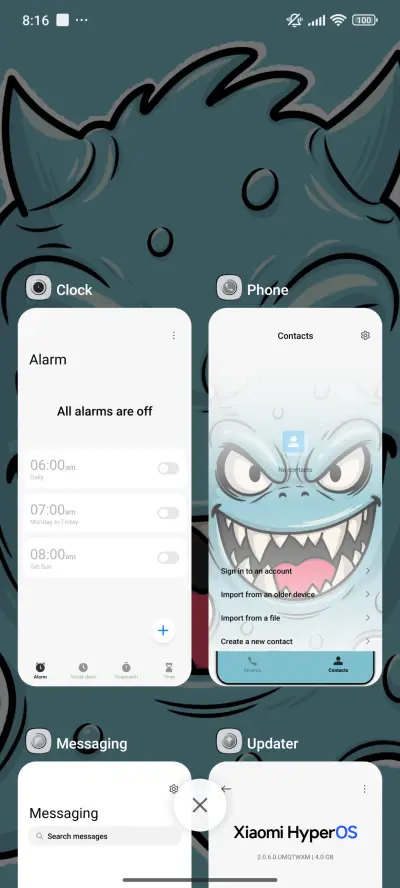 blue monster - Screenshot 4