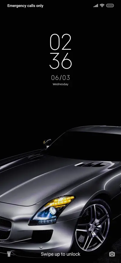 MetallicGreyCar_3MDS THEME for Xiaomi MIUI HyperOS