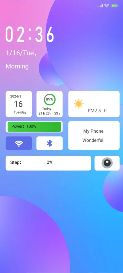 Widget geometry - Screenshot 1