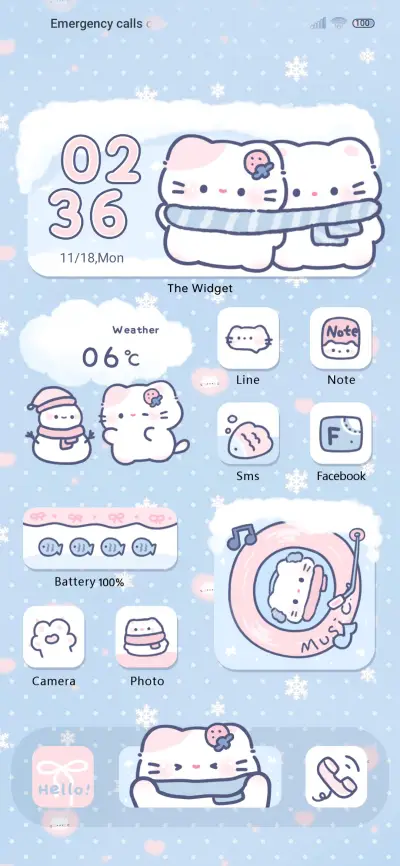 Winter day kitten - Screenshot 2