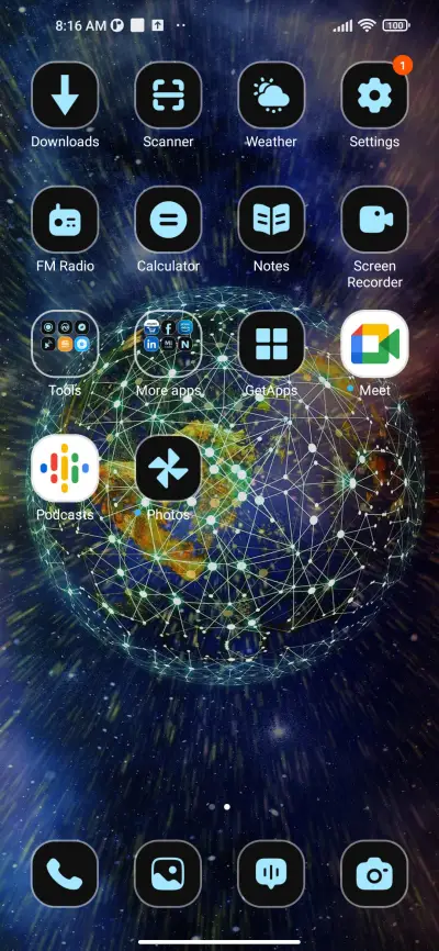 Blockchain Globe - Screenshot 3