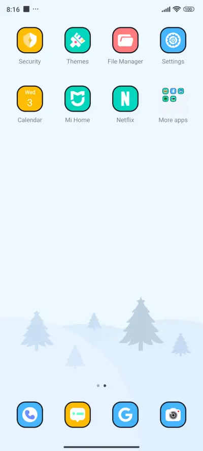 Classic light blue - Screenshot 3