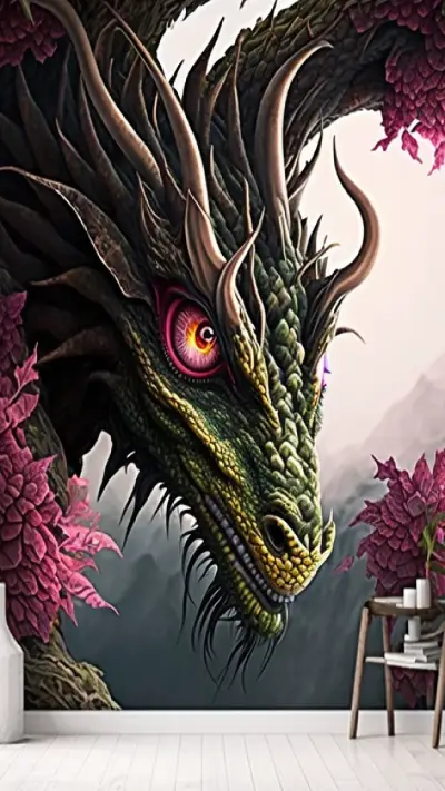 Cute Dragon with flowers - Screenshot 1