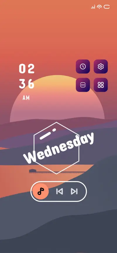 Minimal Sunset - Screenshot 1