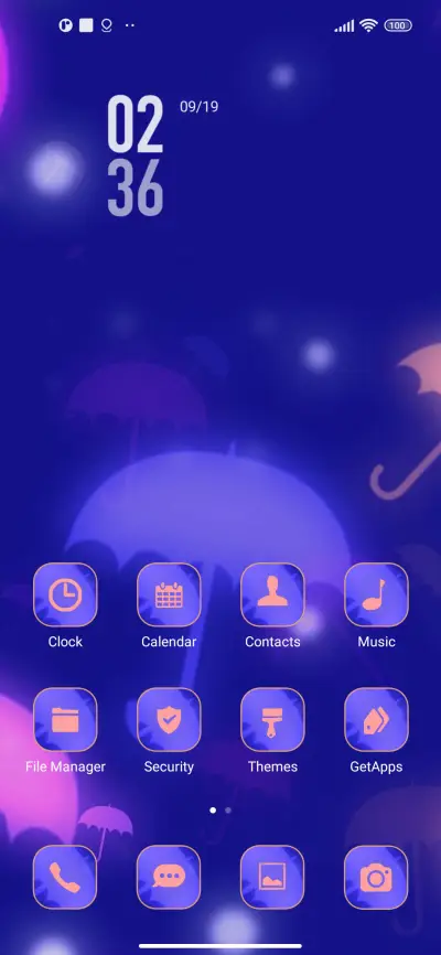 neon umbrella - Screenshot 2