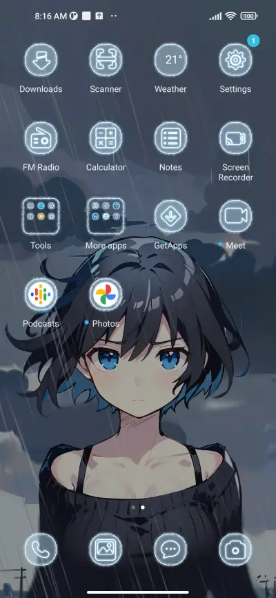 girl in the rain - Screenshot 4