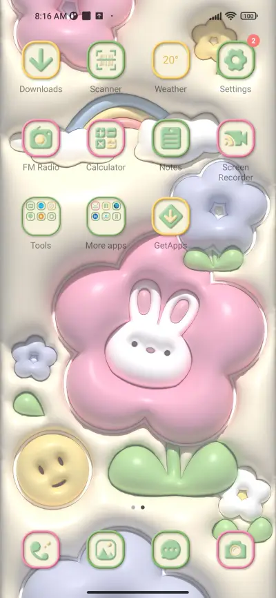 3D expand flower - Screenshot 3