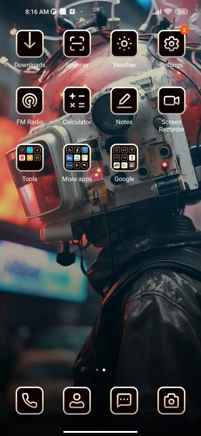 cyberpunk helmet - Screenshot 3