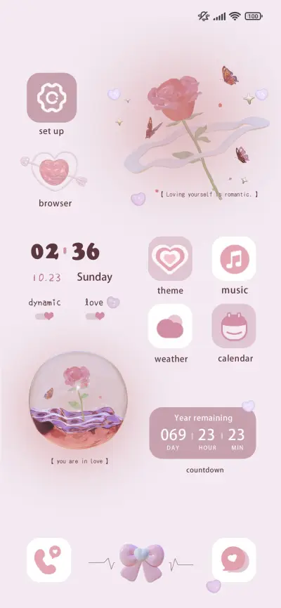 3D Fall In Love - Screenshot 1