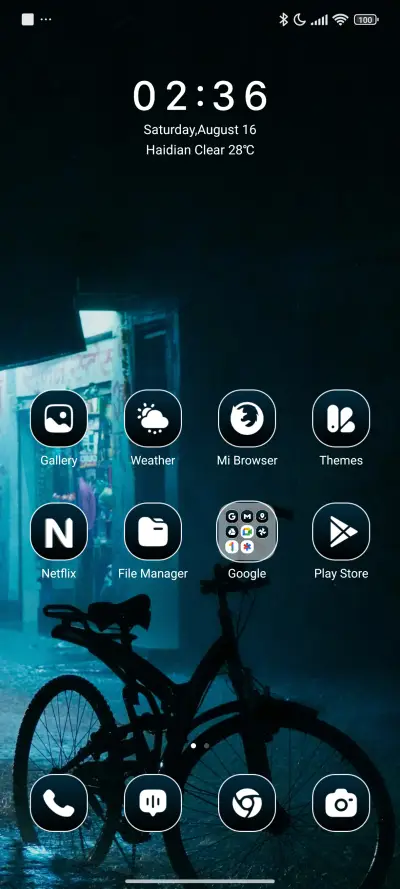 Rain Bike - Screenshot 2