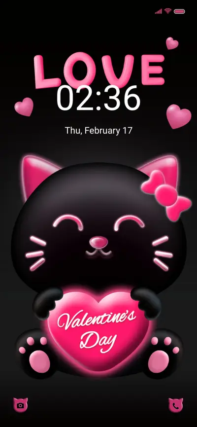 Valentine's kitten - Screenshot 1