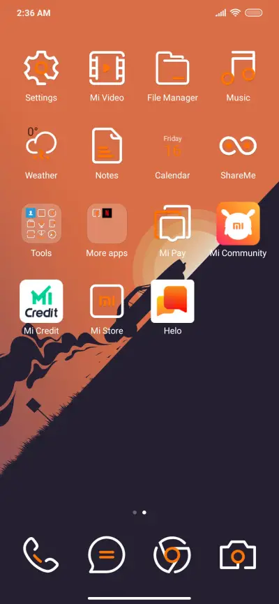 Orange dark v12 - Screenshot 3