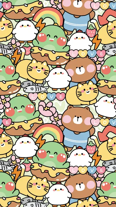 The screen is full of cuties