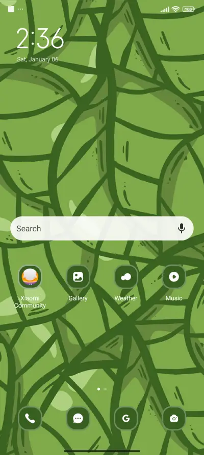 Minimal leaf - Screenshot 2