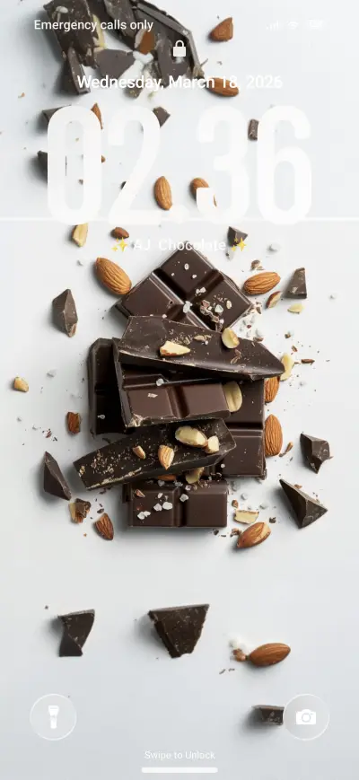 AJ  Chocolate THEME for Xiaomi MIUI HyperOS