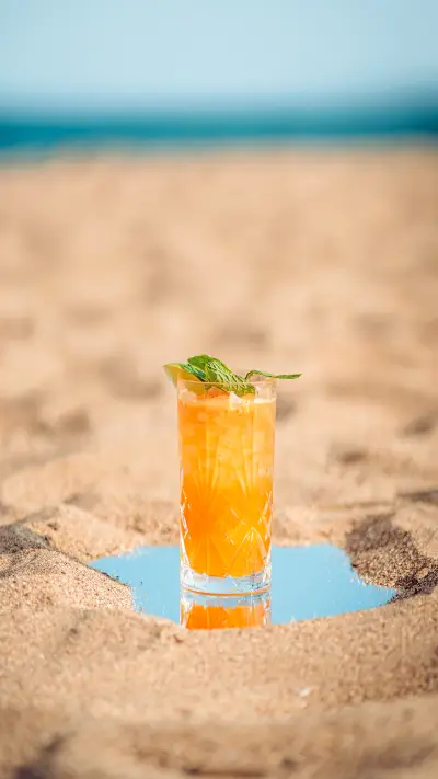 A captivating blue-hued cocktail - Screenshot 1