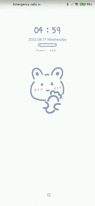 cute rabbit paper - Screenshot 1