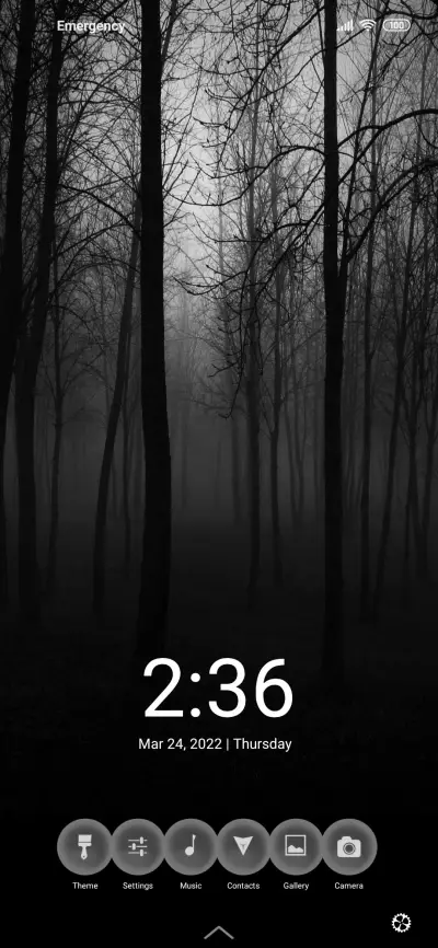 Black white on - Screenshot 1