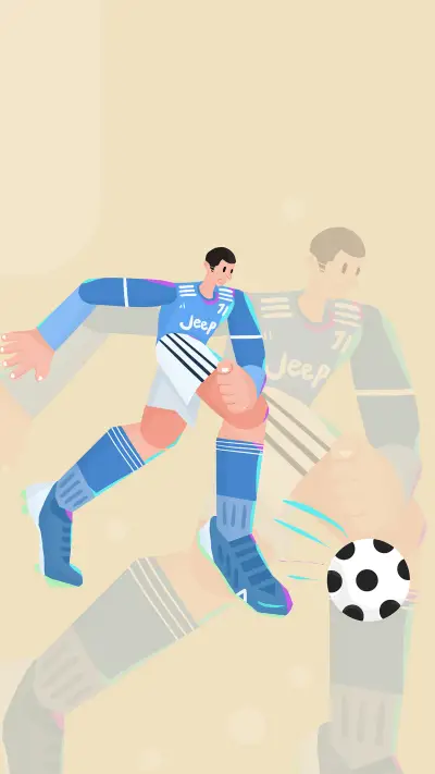 Concept of soccer ball, sport games, football match