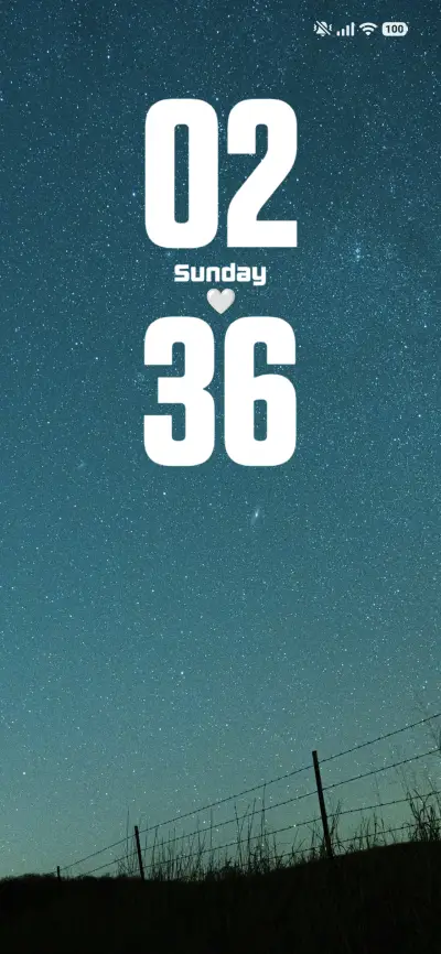 Star field THEME for Xiaomi MIUI HyperOS